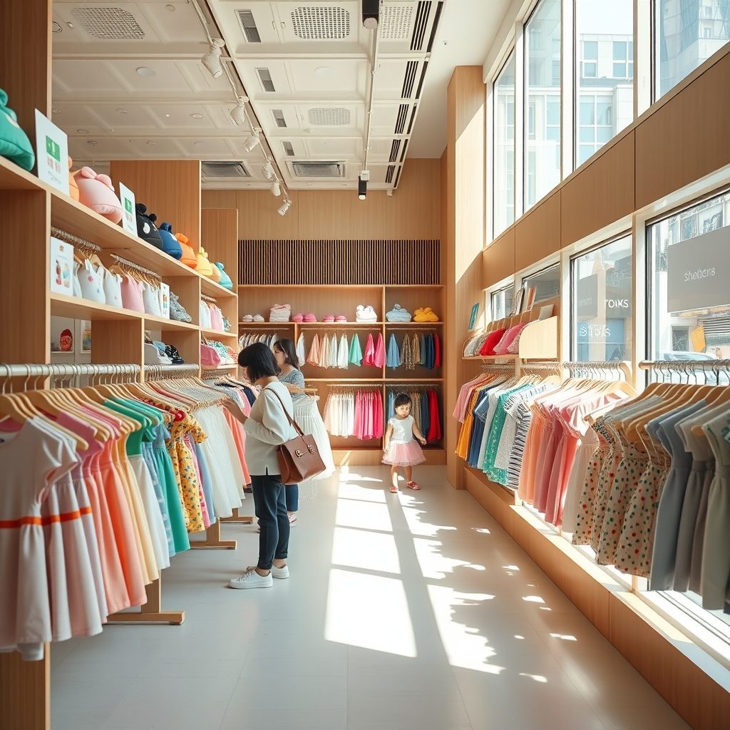 子供服のコレクション